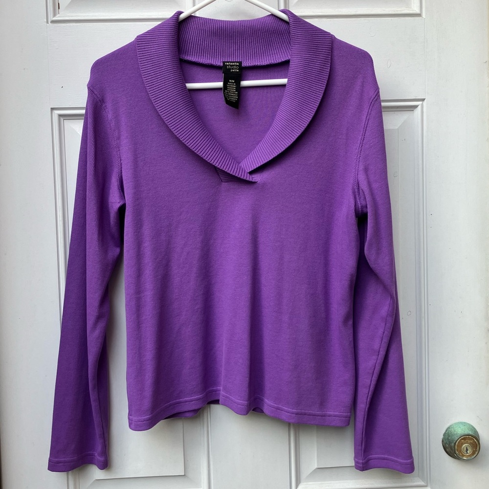 Rafaella Purple Sweater